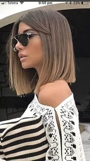 Toffee balayage Short hair