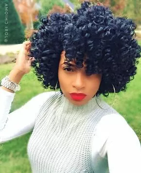 Defined Short Crochet Hair Style