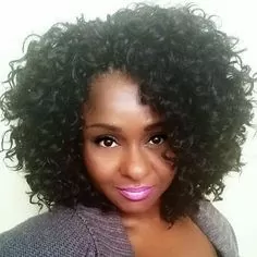 Layered Curly Crochet Hair Style