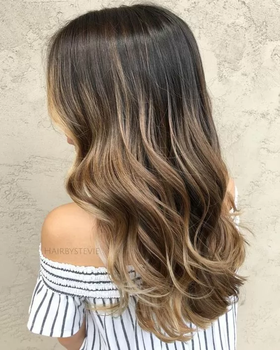 Natural Light Brown Balayage