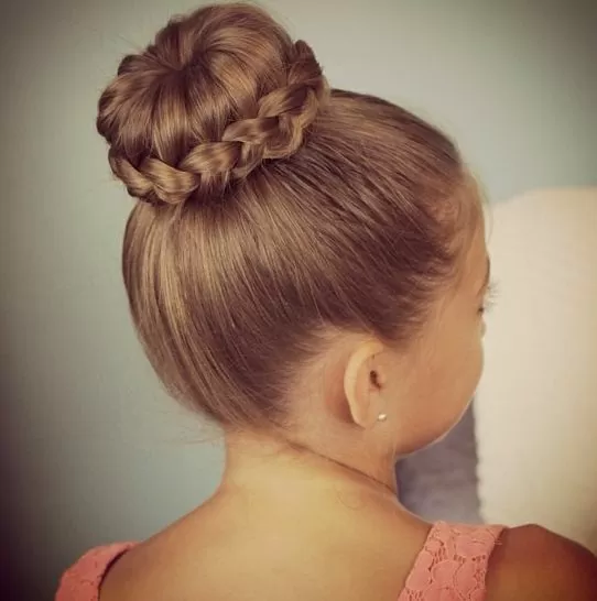Ballet Bun with Wrap Around Braid