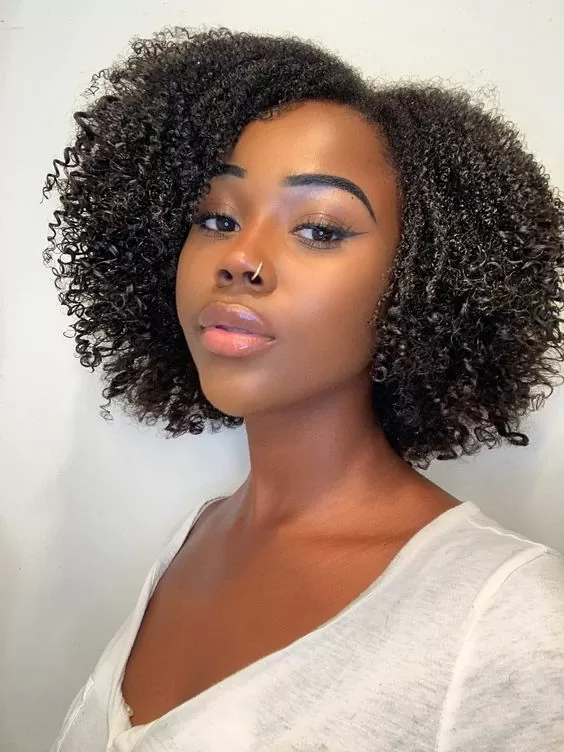 natural curls bob