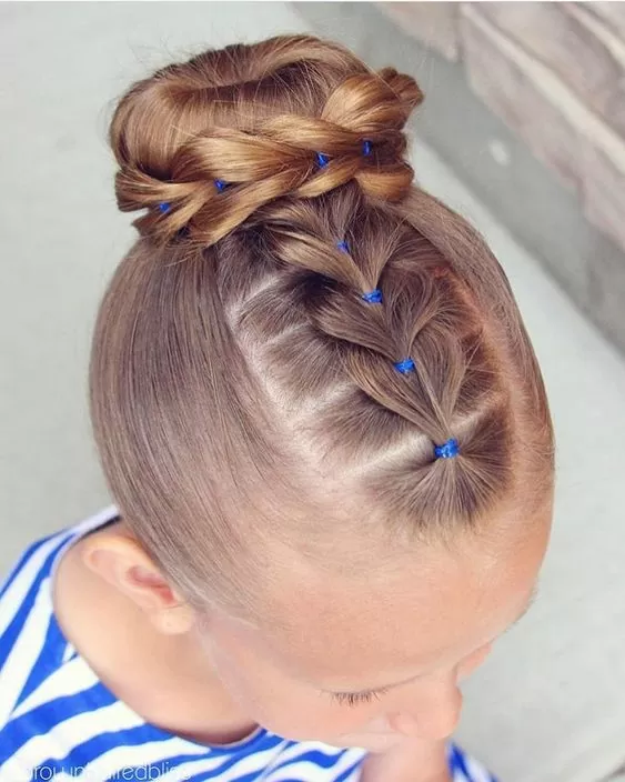 pull through braid bun