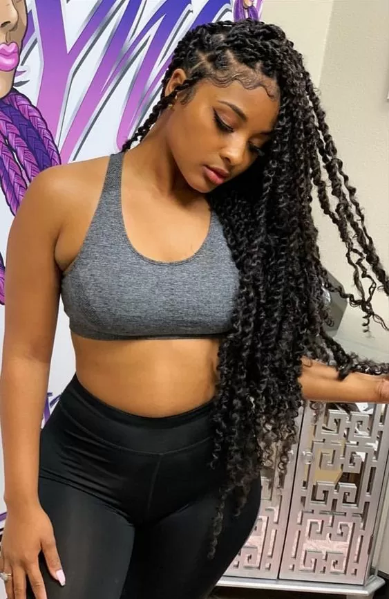 Passion twist crochet hair