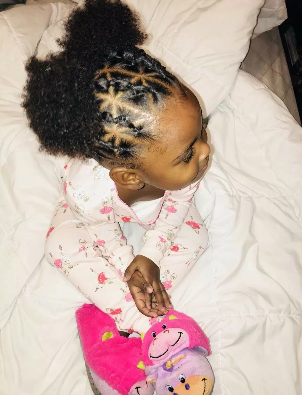 Two puffs style for girls