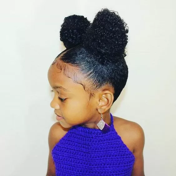 pigtails and baby hair