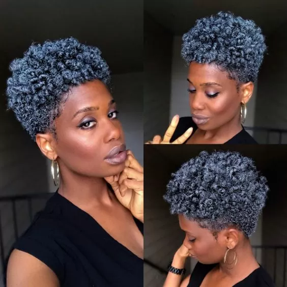silver grey natural hair