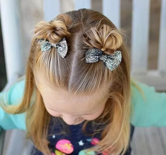 Adorable Mini Top Knots