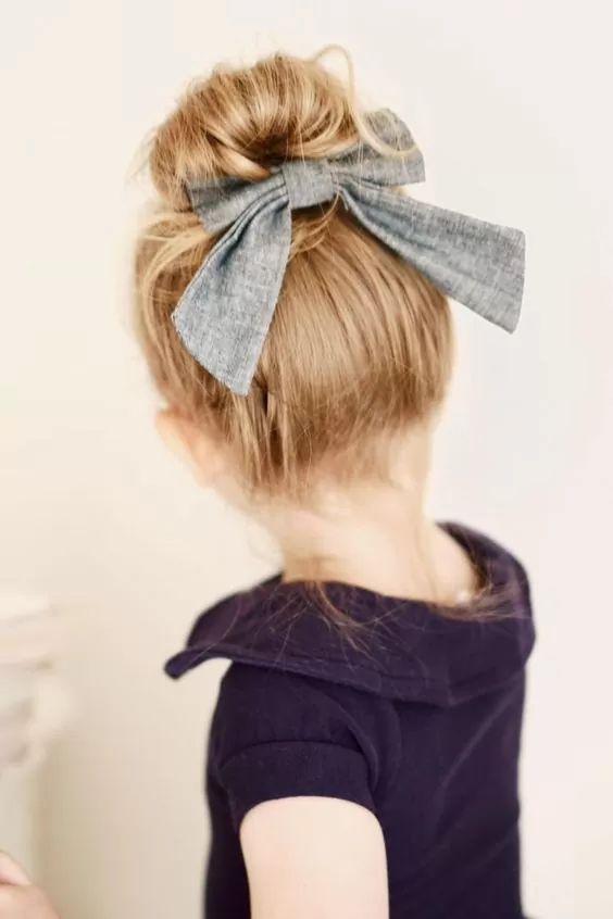 Ballet Bun with Bow