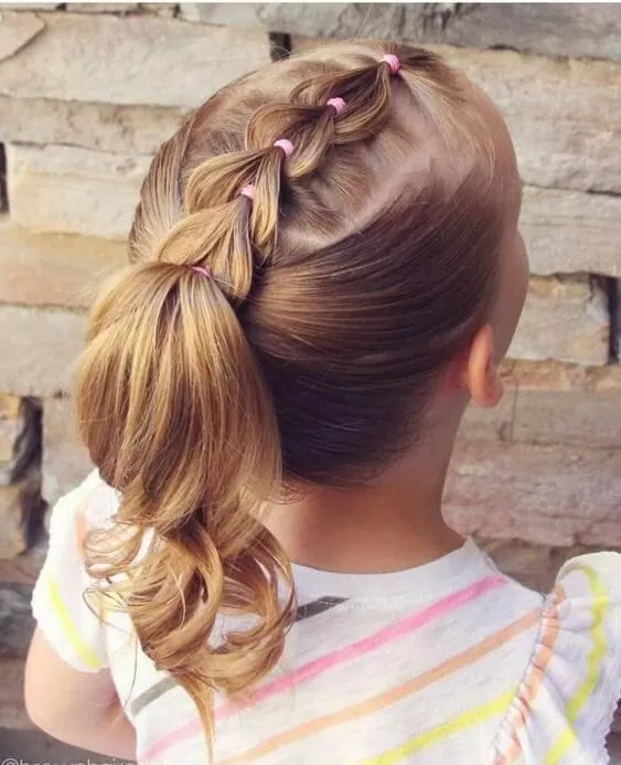 Mini Pull-Through Braid and Ponytail