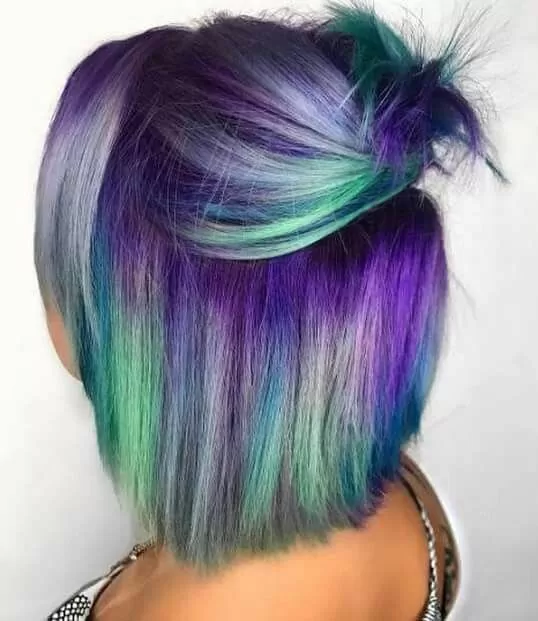 Pastel Peacock Bob