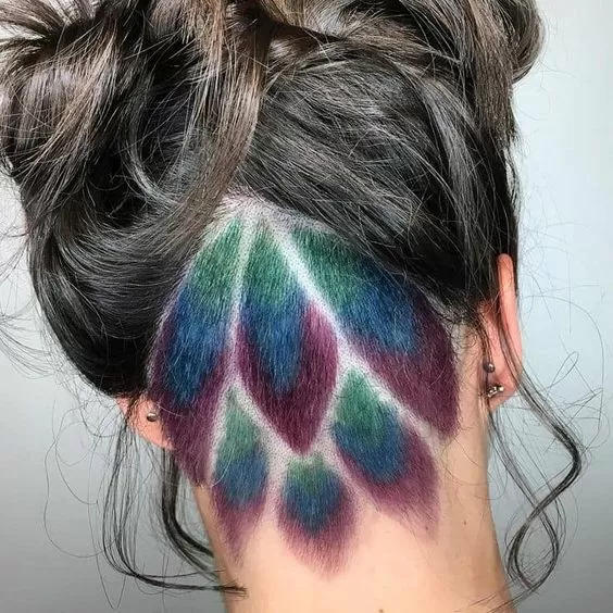 Peacock Nape Undercut