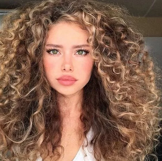 big hair spiral curls