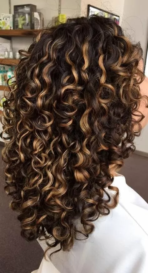 long Spiral Perm culrs