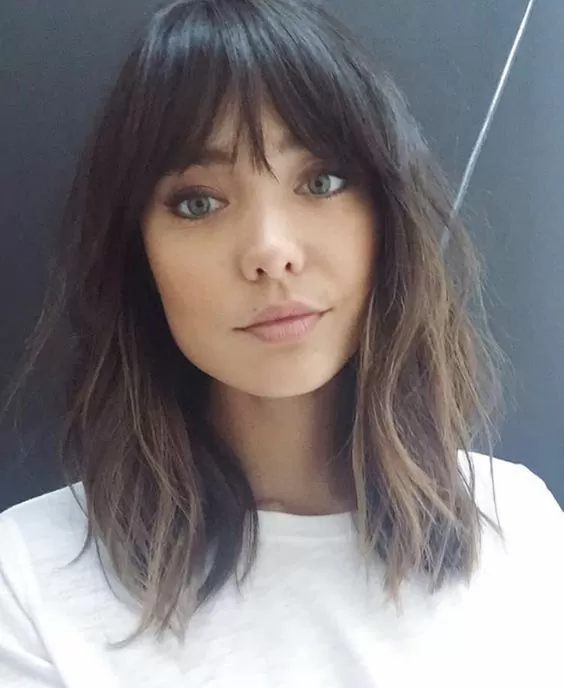 Tousled Layers with Bangs