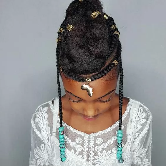 Fulani inspired hair