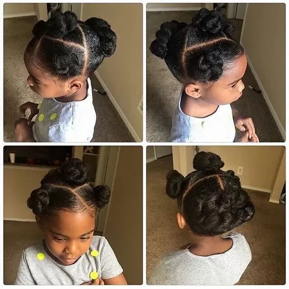 braided hair buns