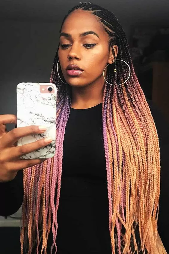 Unicorn Feed in Braids