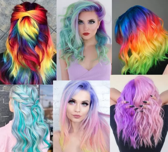 Best Unicorn Hair Color Looks