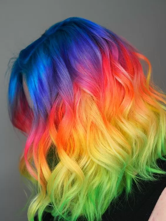Neon Rainbow Ombre