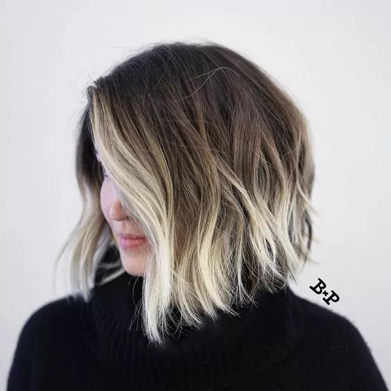 Ash Base With Icy Blonde Tips