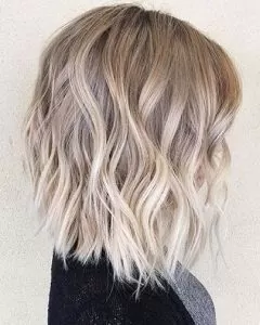 Ash Blonde Base with White Blonde Balayage