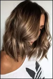 milk Chocolate Hair with Soft Blonde Balayage