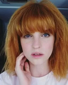 Crimped Bob with Full Bangs