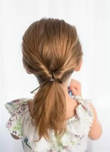 Cute Flipped Ponytail