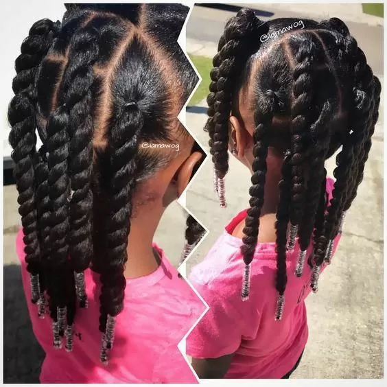 Long twists natural hair
