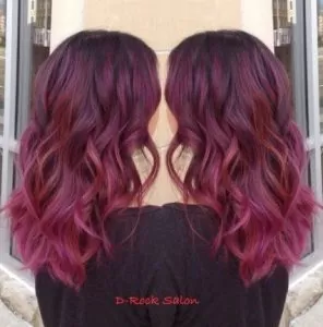 Mahogany and Magenta Melt
