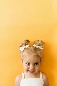 Adorable Double Top Knots