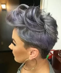 grey purple pixie