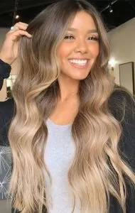 contrast ombre caramel