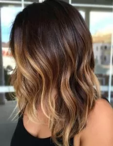 ombre balayage blonde brown