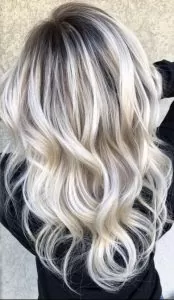 shadow root platinum blonde