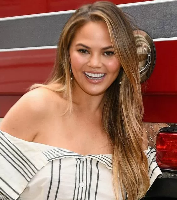 Side Parted Long Hair