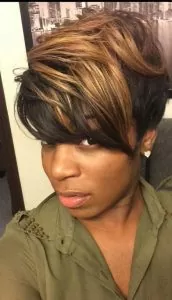 bangs short asymmetry