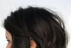 Medium Bob Haircuts front long lob