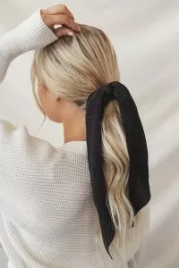 long low pony tied