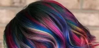 Unique Hair Colors unique bright colors mixed