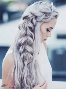 side mermaid braid