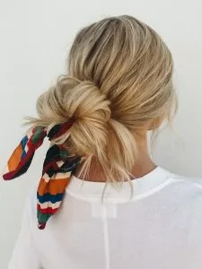 bun scarf extension