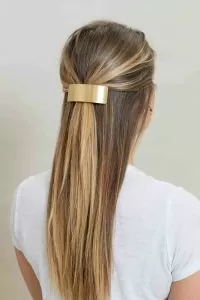 half up clip business