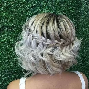 short waterfall braid