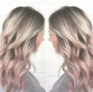 rose ends ombre highlights