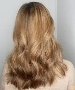 all over golden blonde