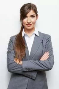 side part ponytail business