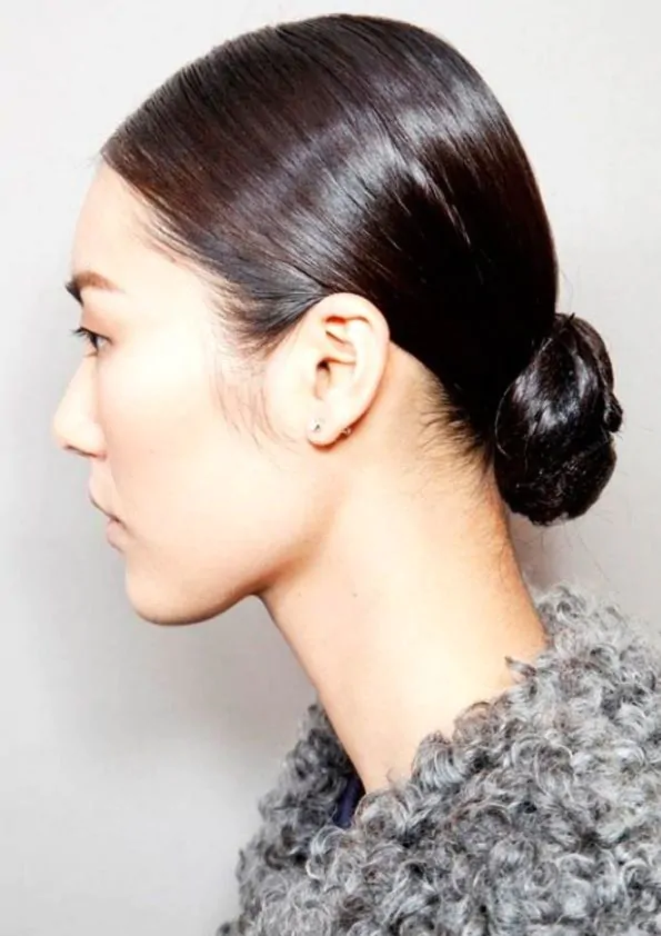 Sleek Low Bun