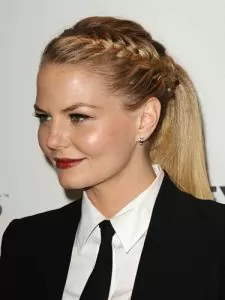 braided pony office hair